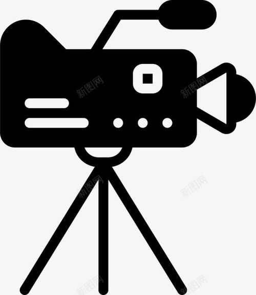 新聞攝像機攝影錄音圖標高清素材 免摳 設計圖片 免費下載 頁面網頁 平面電商 創意素材 png素材 素材